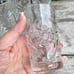 ANCHOR HOCKING 6 Drinking Juice Glasses Prescut MCM Clear