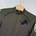 Nike Detroit Lions 1/4 Zip Pullover Mens M Green Dri Fit NFL Salute To Service