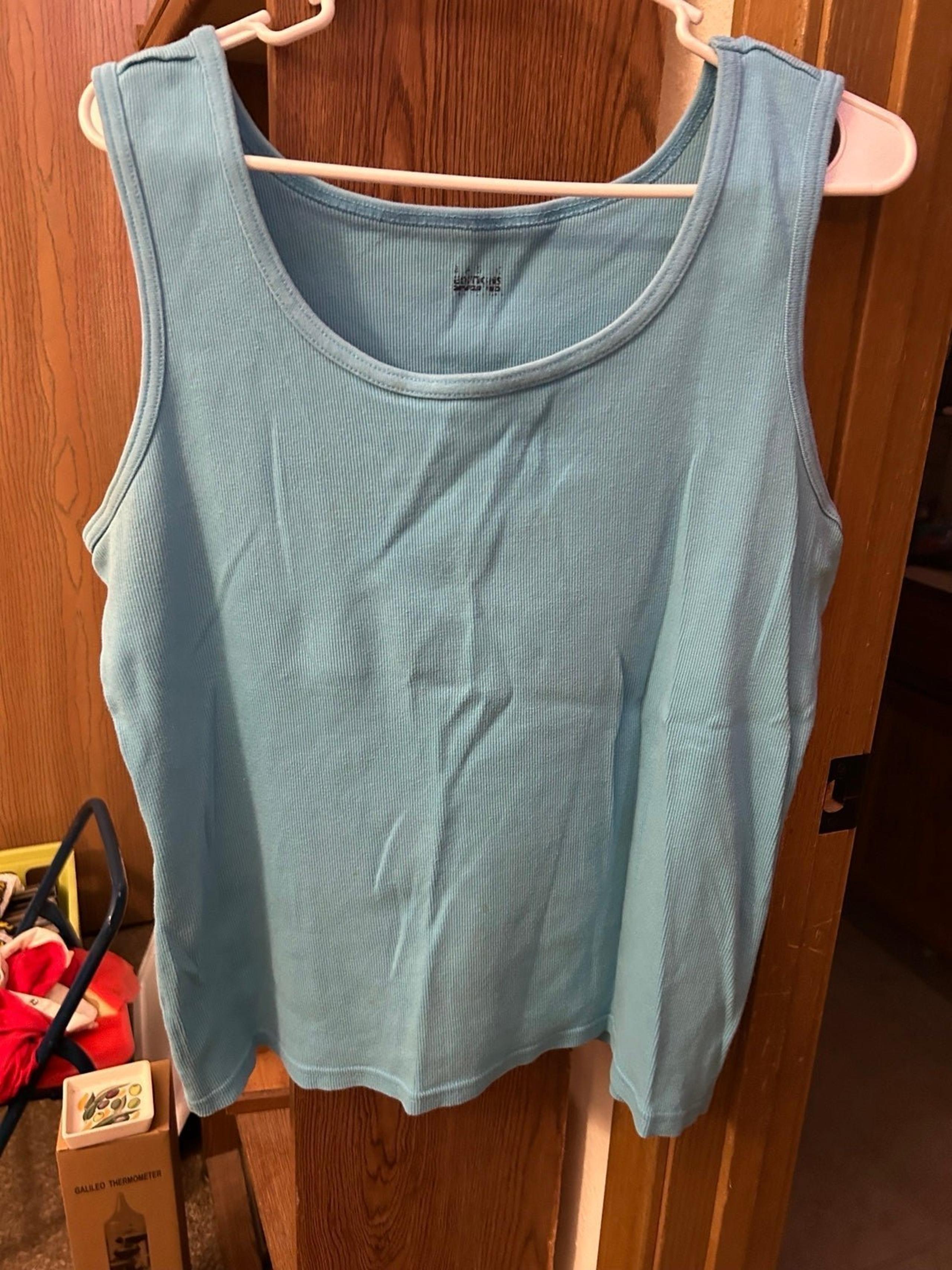 Women’s Basic Editions Light Blue tank top