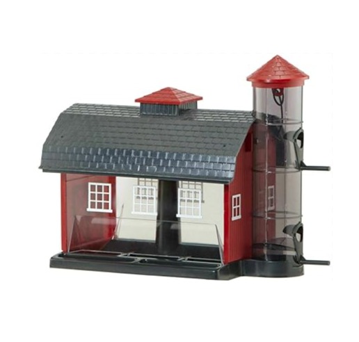 Audubon Red Barn Combo Seed Bird Feeder Model