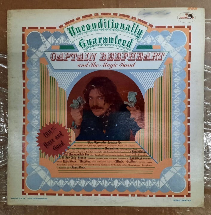 Captain Beefheart – Unconditionally Guaranteed 1974 NM ORIG VINYL LP SRM-1-709