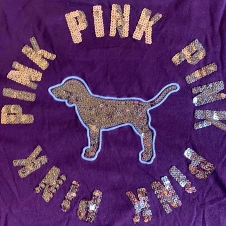 Vintage VS Pink bling tshirt