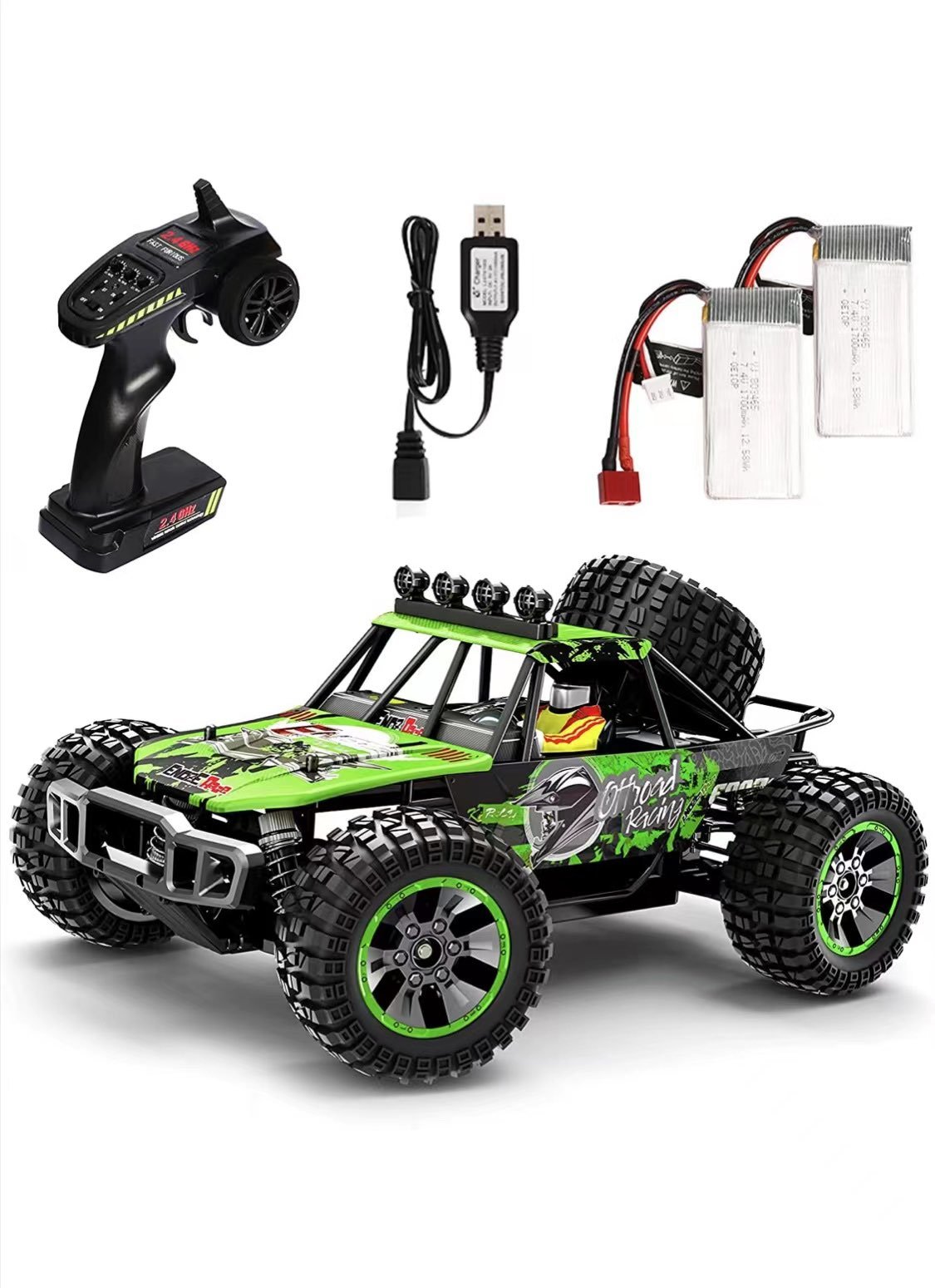 1:10 Scale RTR 46km/h High Speed Remote Control Car All Terrain Hobby Grade 4WD
