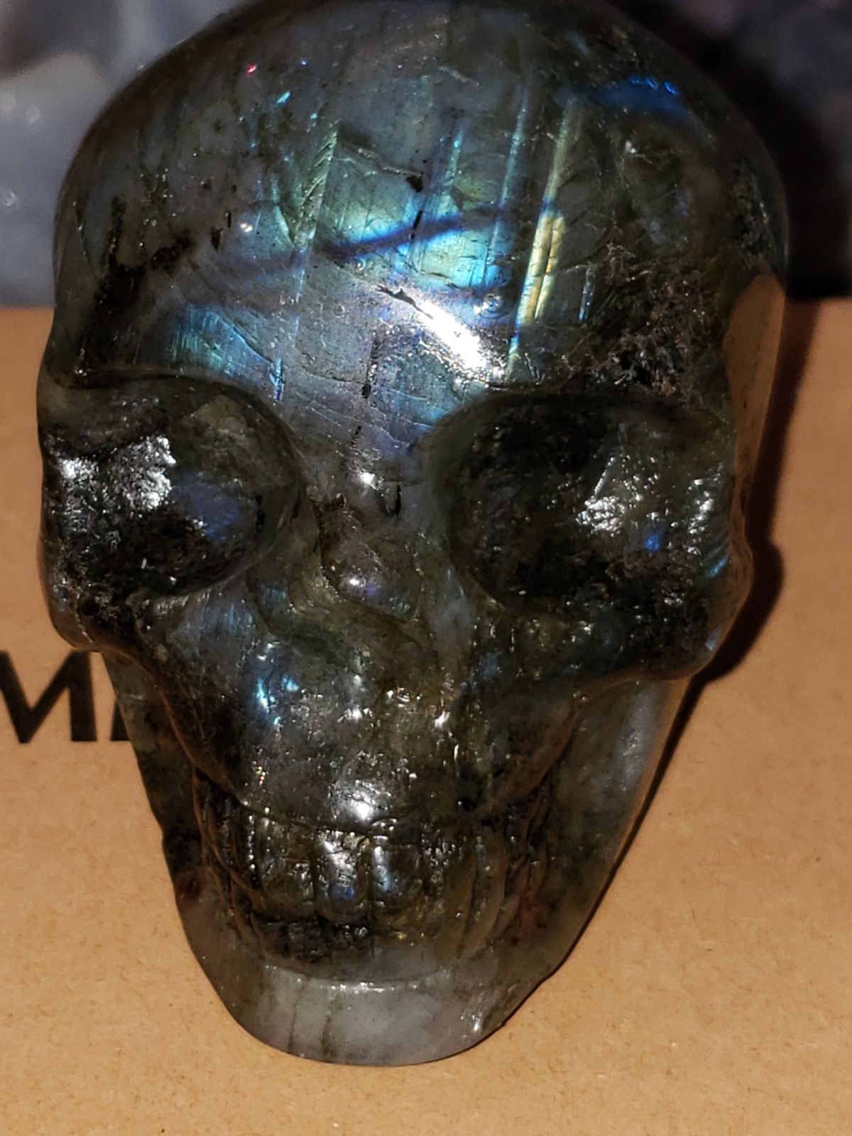 Labradorite Skull