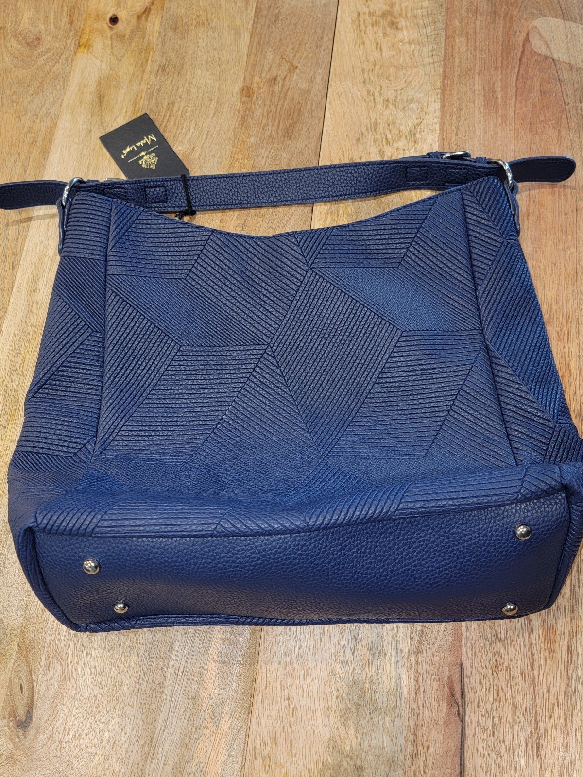 Moda Luxe Navy Tatiana Hobo Purse