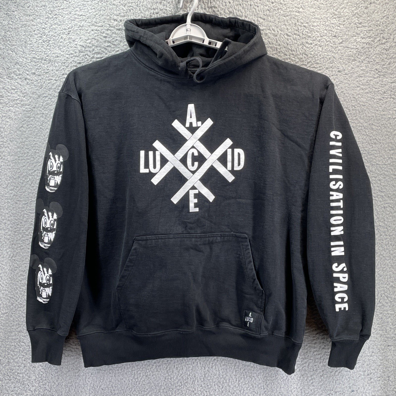 Lucid FC x A.C.E. Hoodie Sweatshirt Men X Large Civilisation in Space Streetwear