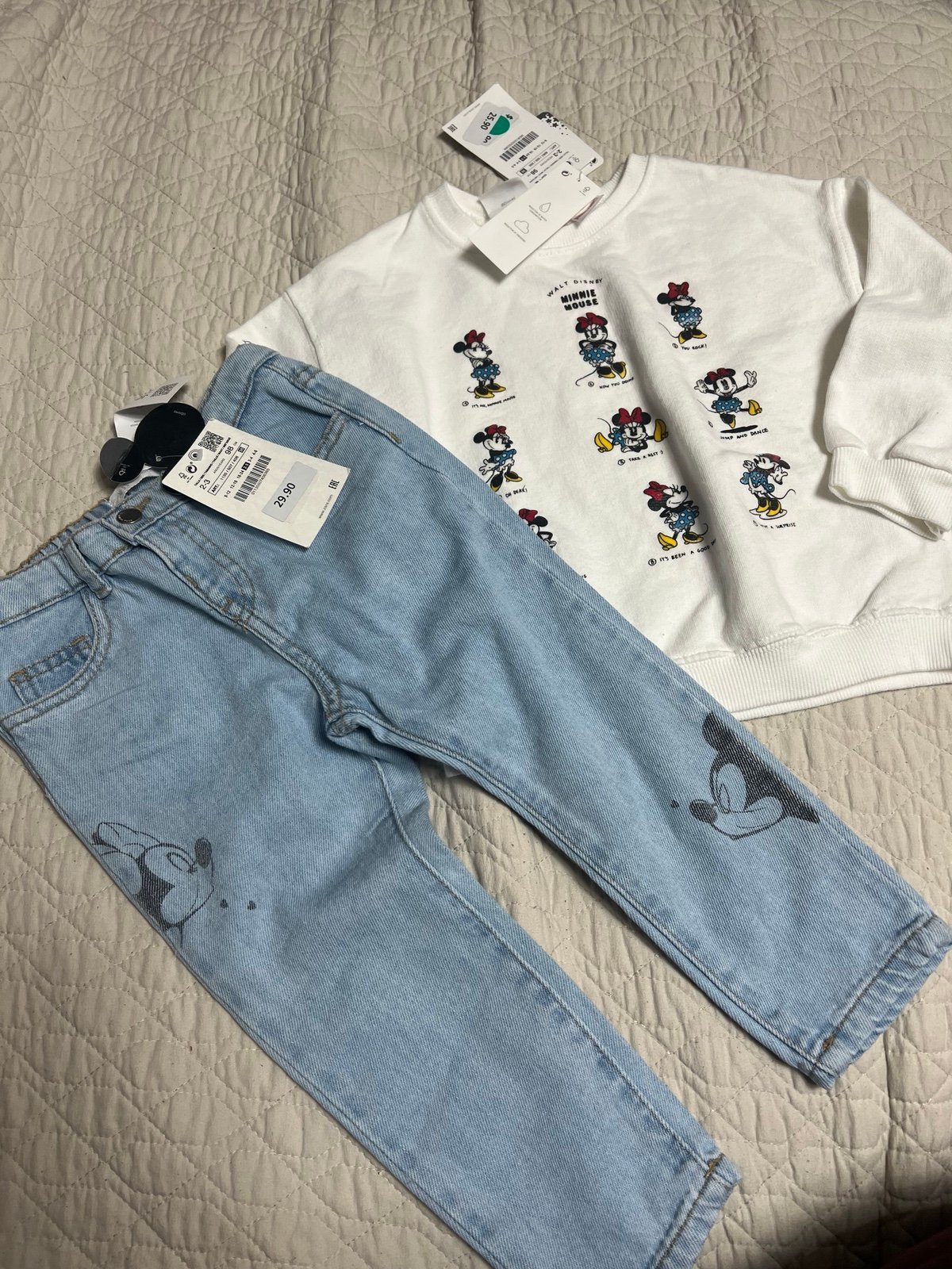 zara new set sz 2/3y disney