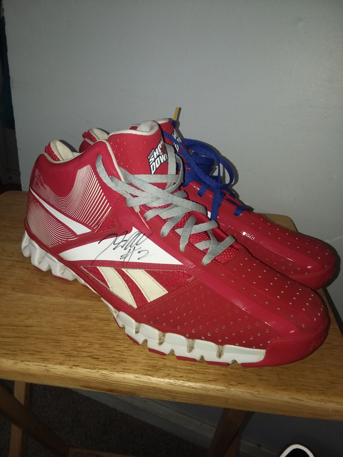 for sale online REEBOK 15 sz SEASON SIGNED WALL JOHN Men for sale online REEBOK 15 sz SEASON SIGNED WALL JOHN Men