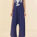 Farm Rio Navy Blue “Nature” Organic Cotton Romper HTF