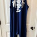 Farm Rio Navy Blue “Nature” Organic Cotton Romper HTF