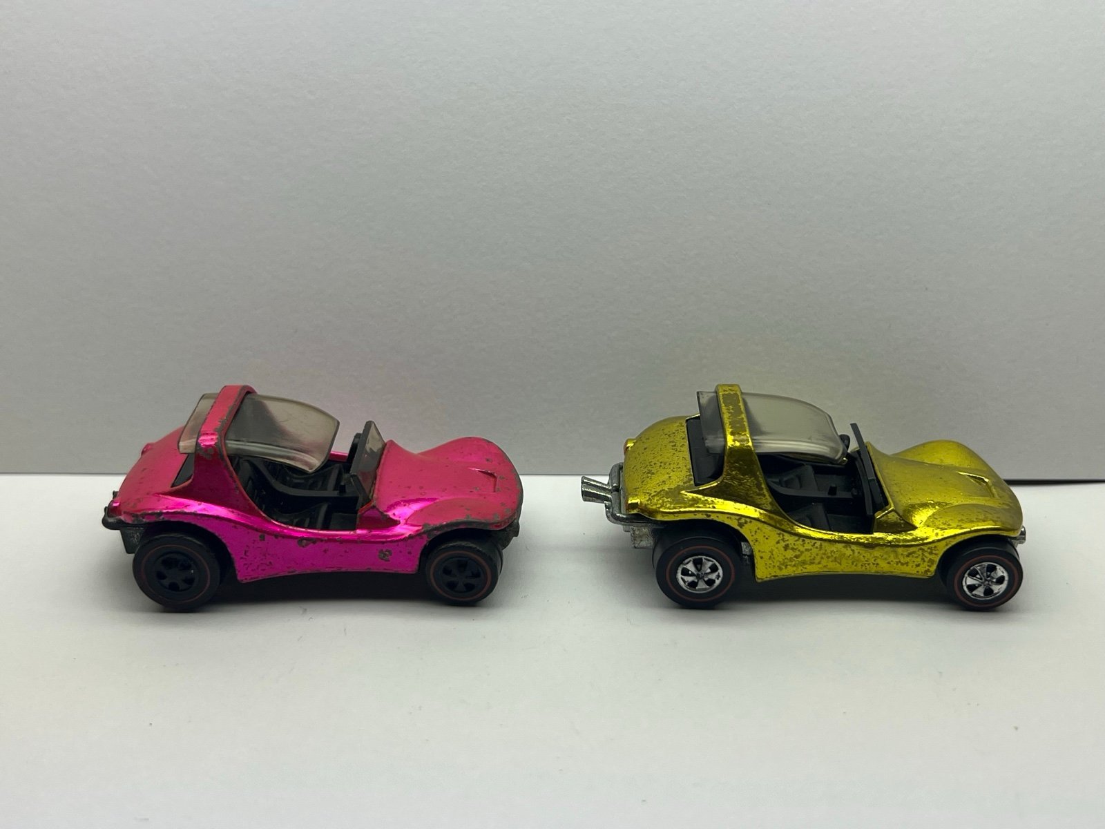 1969 Hot Wheels Redline Sand Crab lot of 2 “ Hot Link & Yellow”
