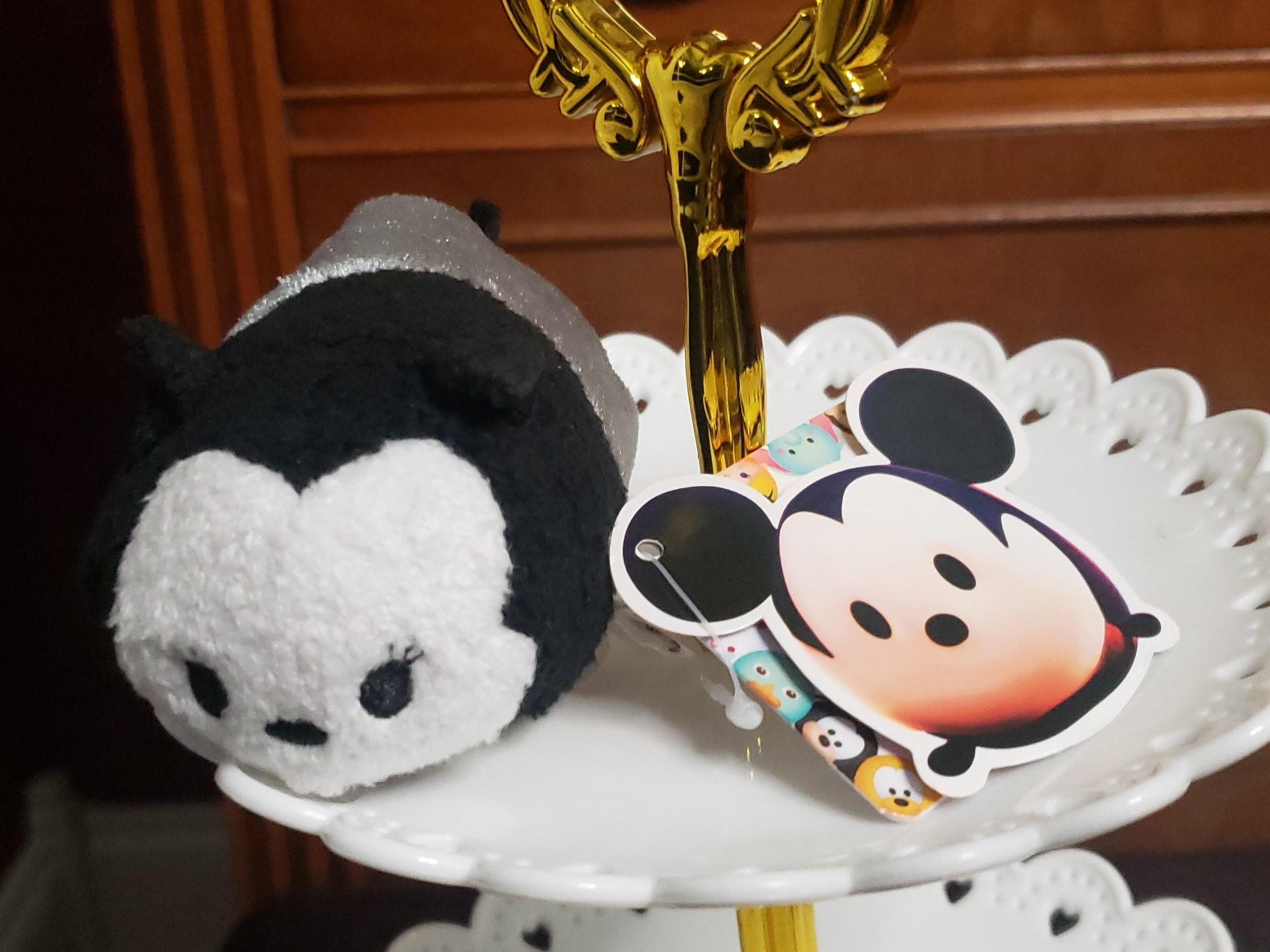 Japan Black and White Ortensia Tsum Tsum Cat Rare Kawaii Disney
