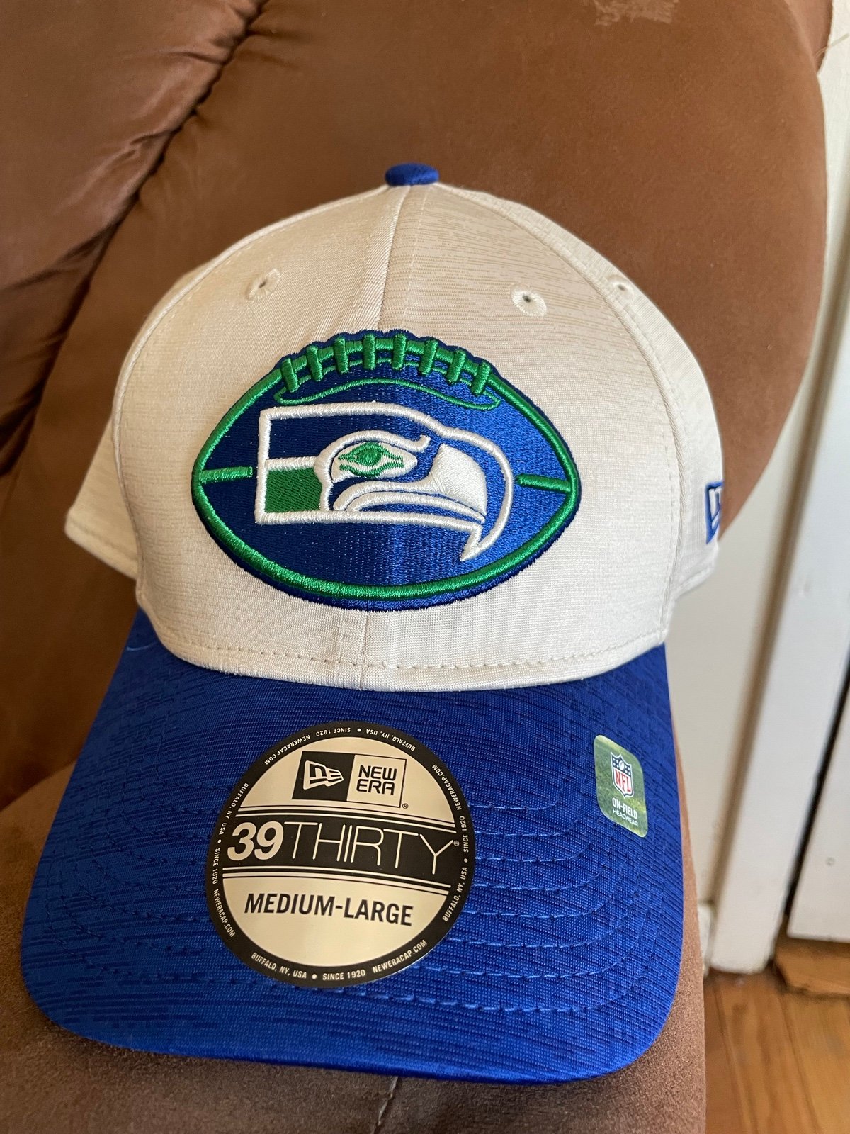 Seattle Seahawks New Era NFL sideline retro flexfit hat ML