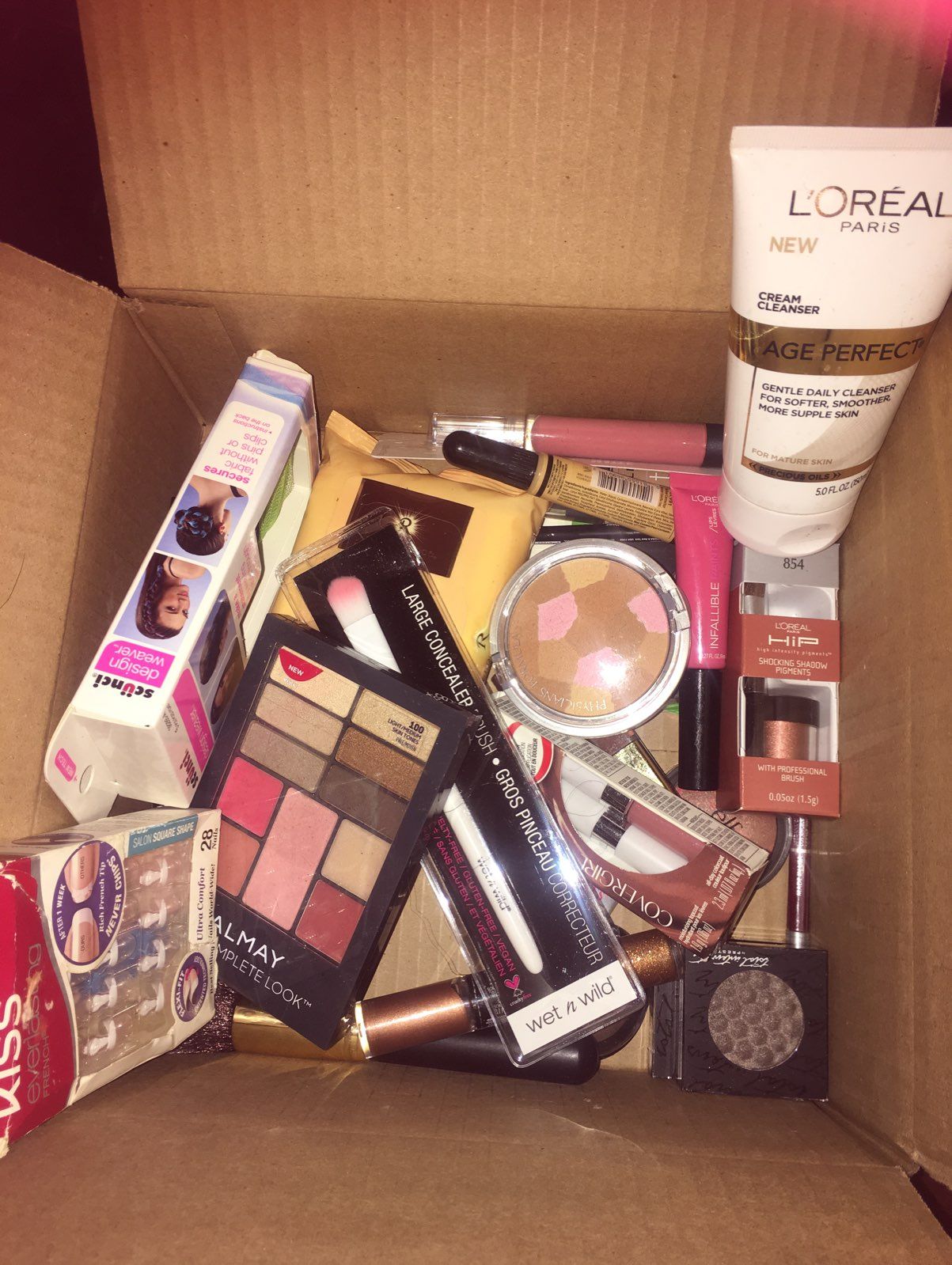 30+ Item Beauty Box Makeup Skin Nails