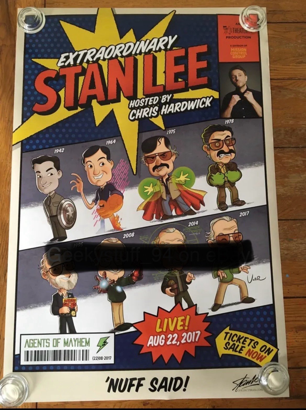 Marvel MCU Extraordinary: Stan Lee Tribute Movie Poster
