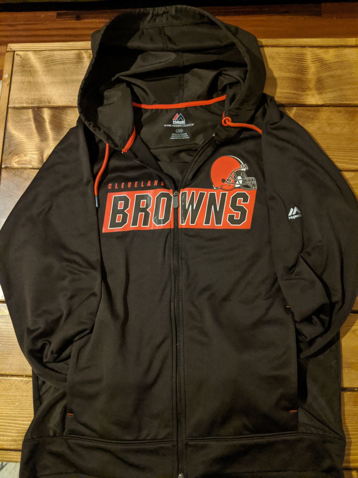 Cleveland Browns full zip up jacket