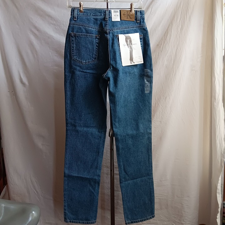 NOS Calvin Klein Doublestone Tapered Leg Jeans 4x32 Classic Fit 5-Pocket Design