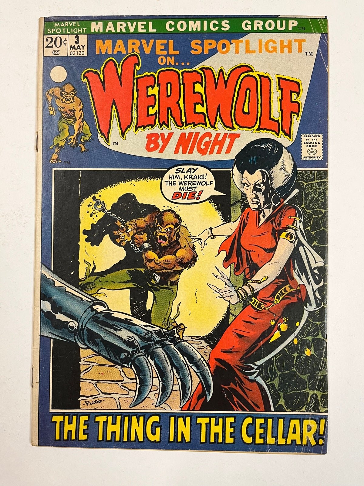Marvel Spotlight 3 1972 Comic Book 2nd Werewolf by Night
