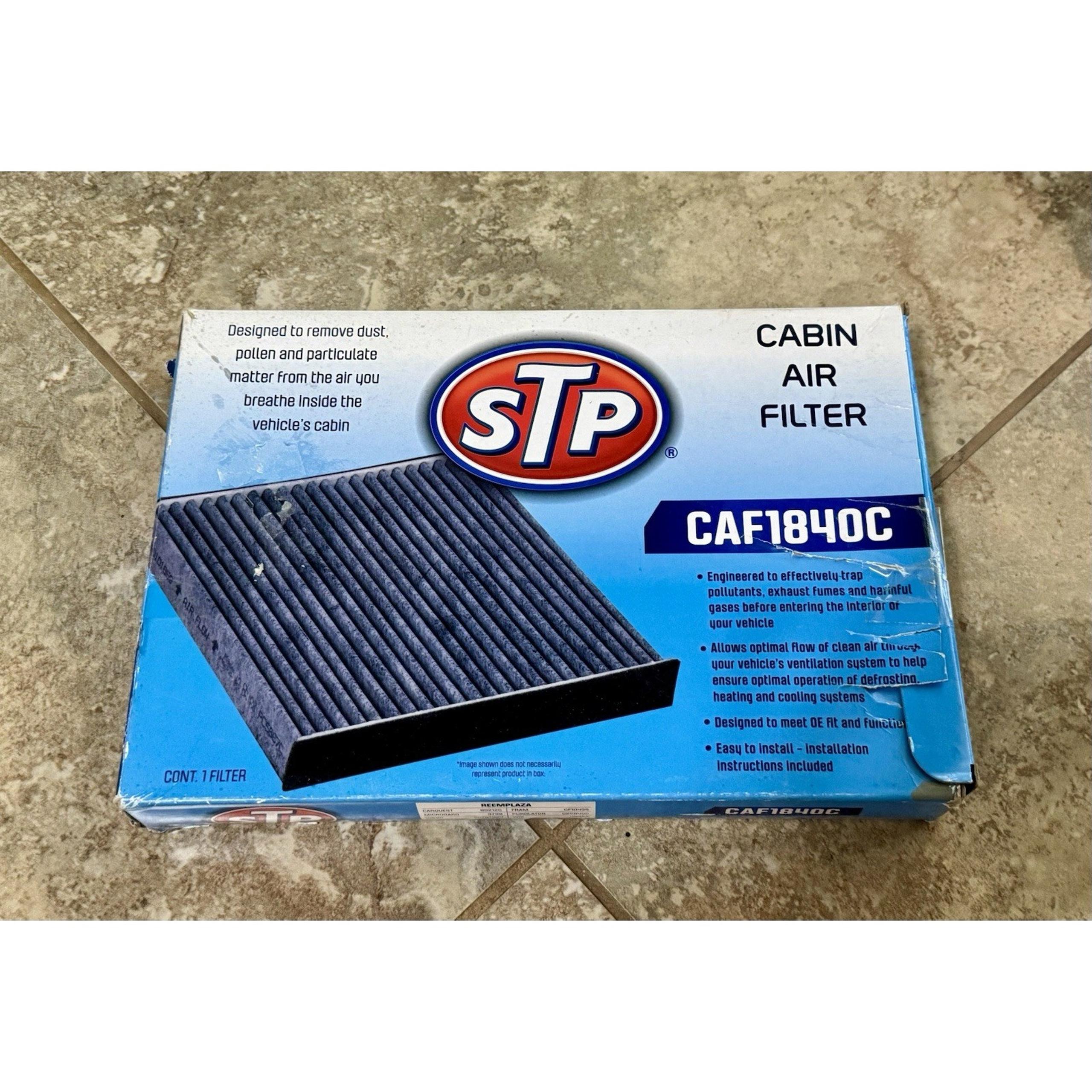 STP Automotive Cabin Air Filter Turbo CAF1840C New In Box NIB
