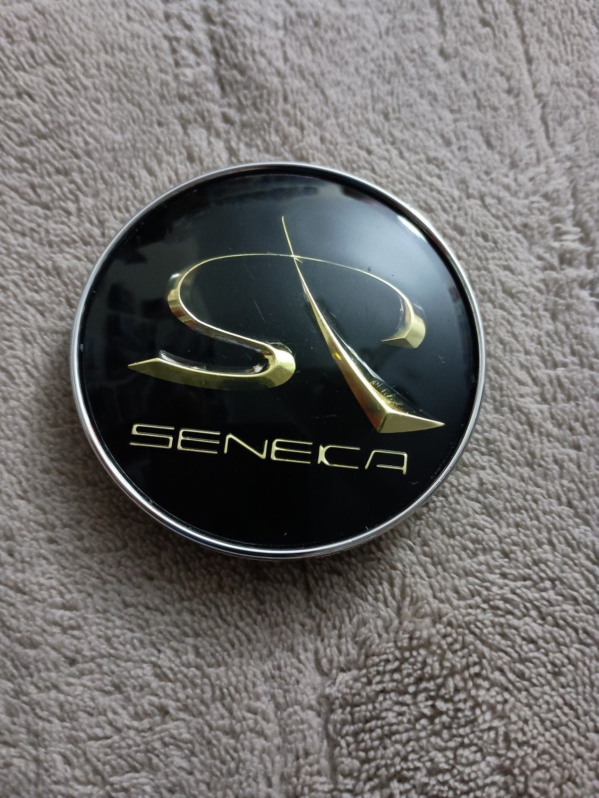 1-Seneca wheel center cap chromed Free Shipping