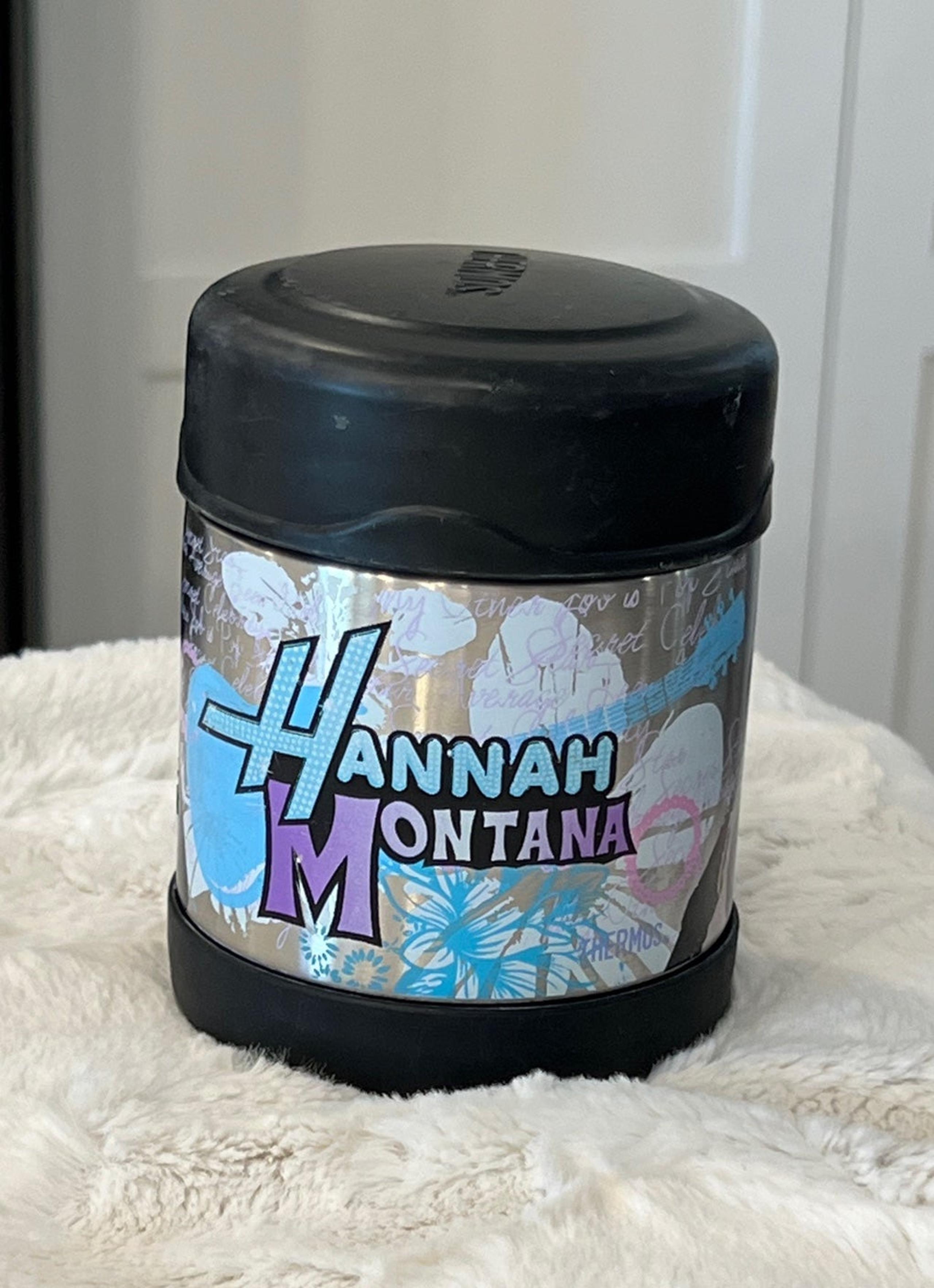 Hannah Montana THERMOS Travel Size Beverage Food Container Storage kids lunchbox