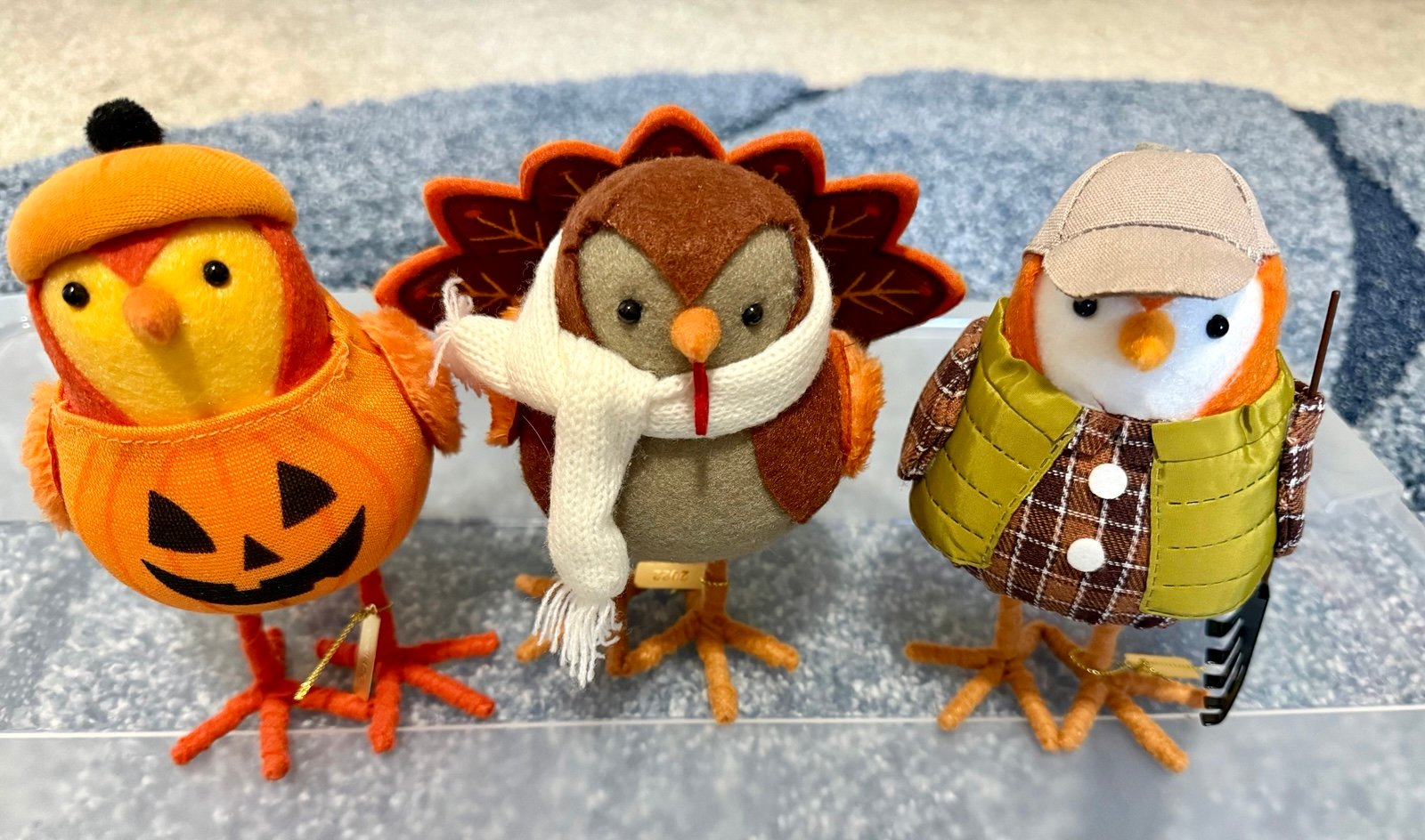 (3) 2022 HYDE & EEK! Featherly Friends - Halloween/ Thanksgiving Collection