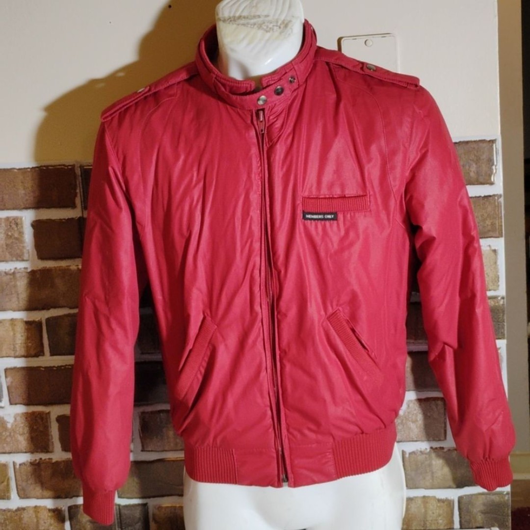 Vintage 80's Members Only Bomber Jacket