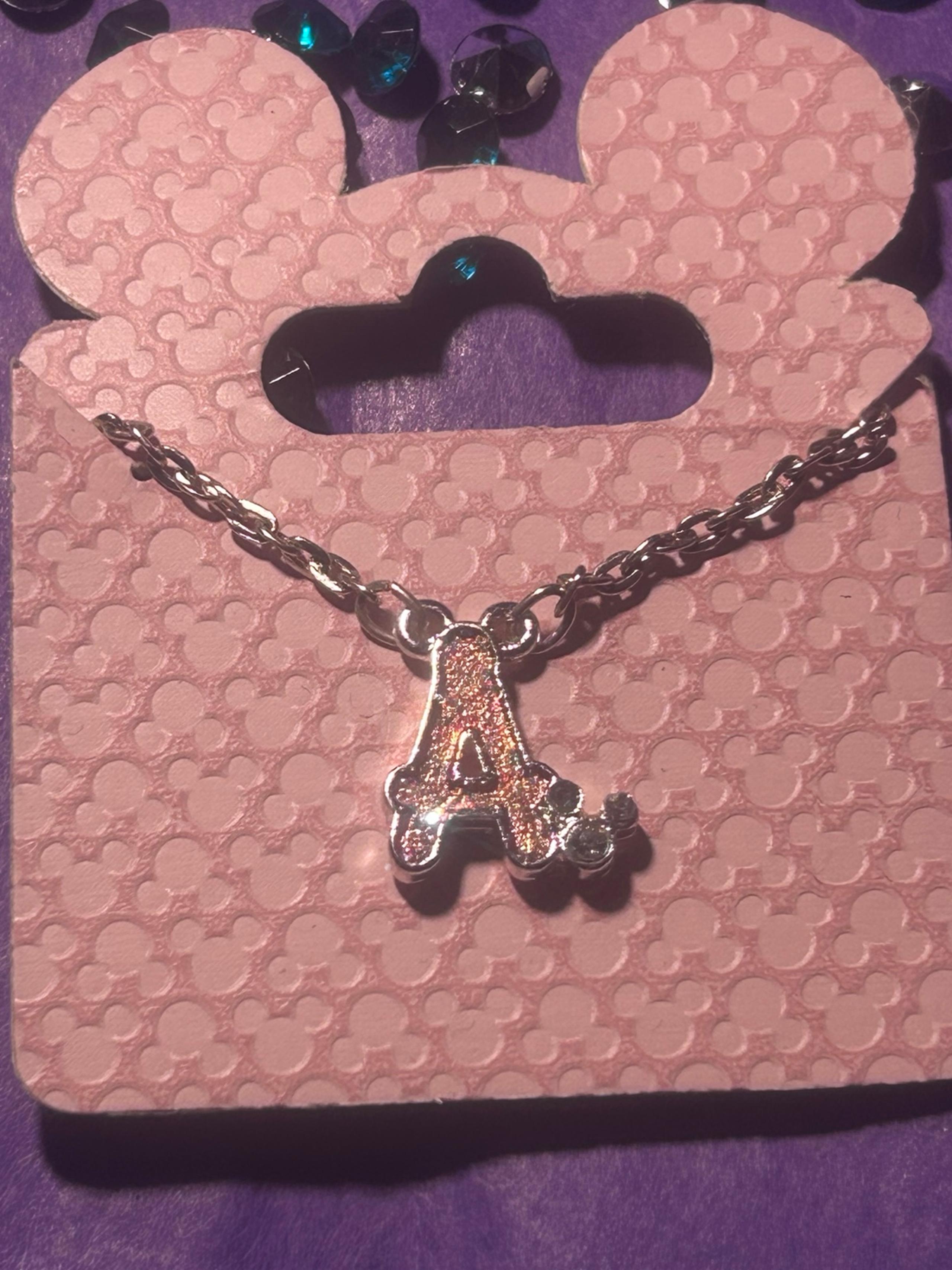 Disney “A” Mickey Mouse Necklace