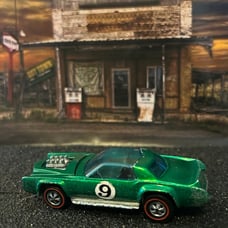 Hot Wheels redline green SUGAR CADDY dull base barn find