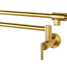 Pot Filler Faucet Brushed Brass