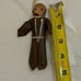 Vintage WWII Era Army Paratrooper Parachute Wood Doll Toy Soldier