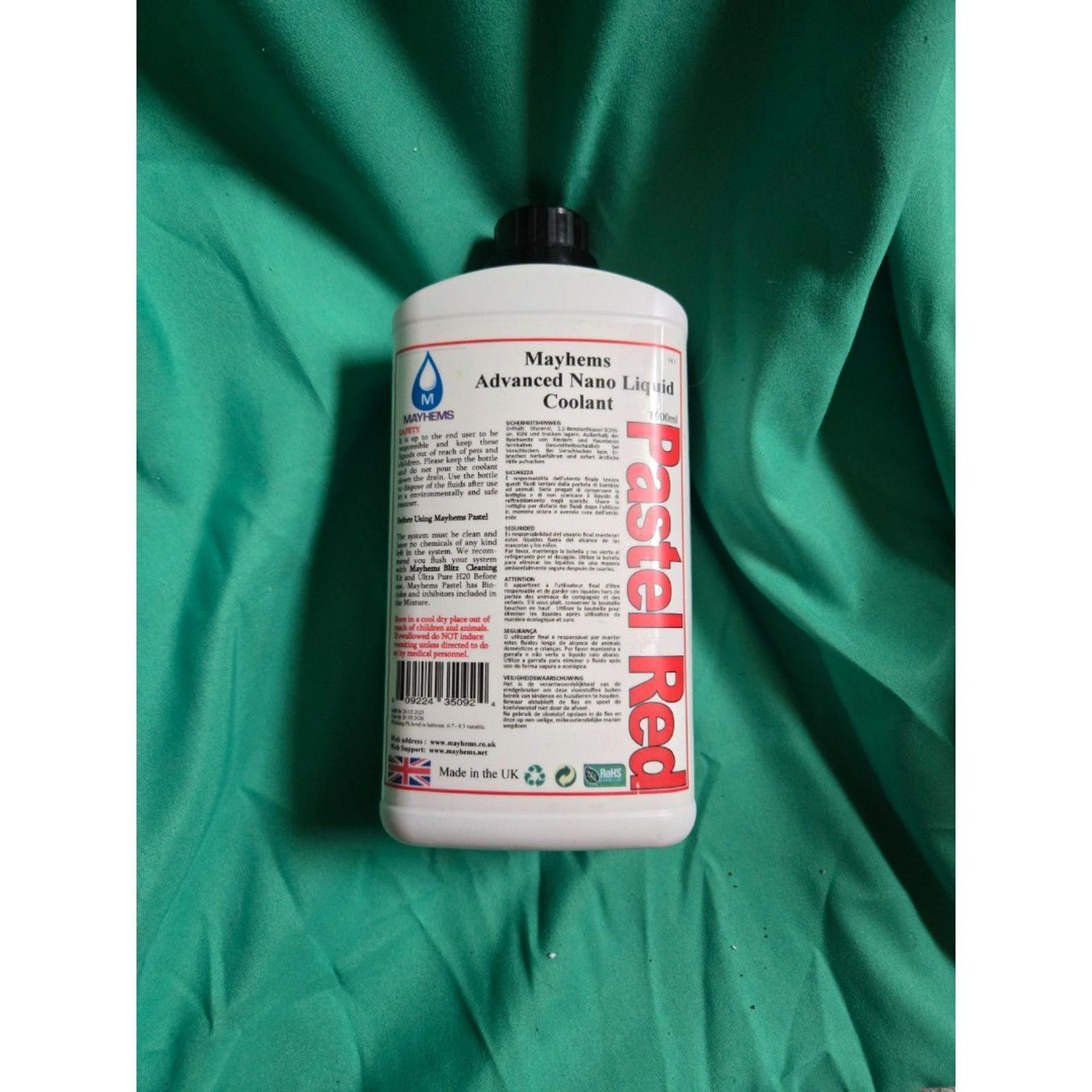 Mayhems Advanced Nano Liquid Coolant Pastel Red 1L 1 Liter 1000ml