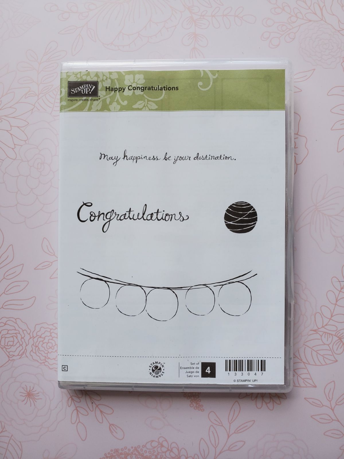 Stampin Up! Happy Congratulations Stamp Set RETIRED HTF Great for Graduation!