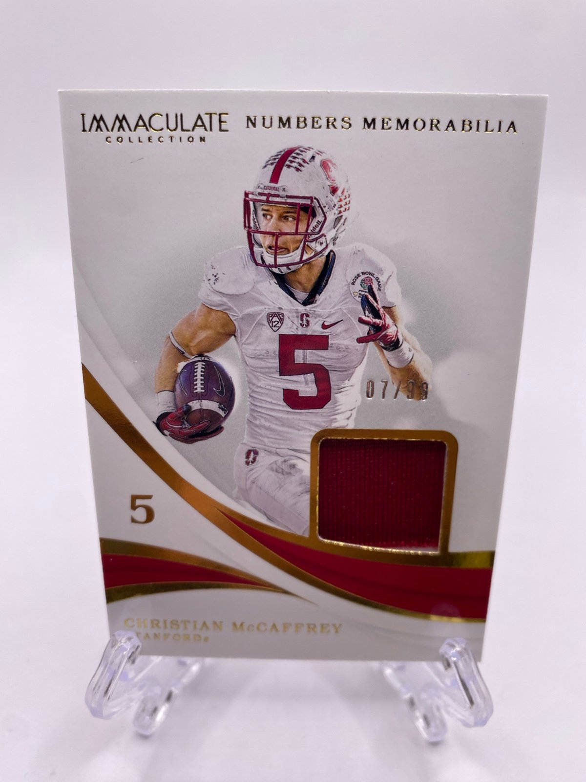 Christian McCaffrey football card