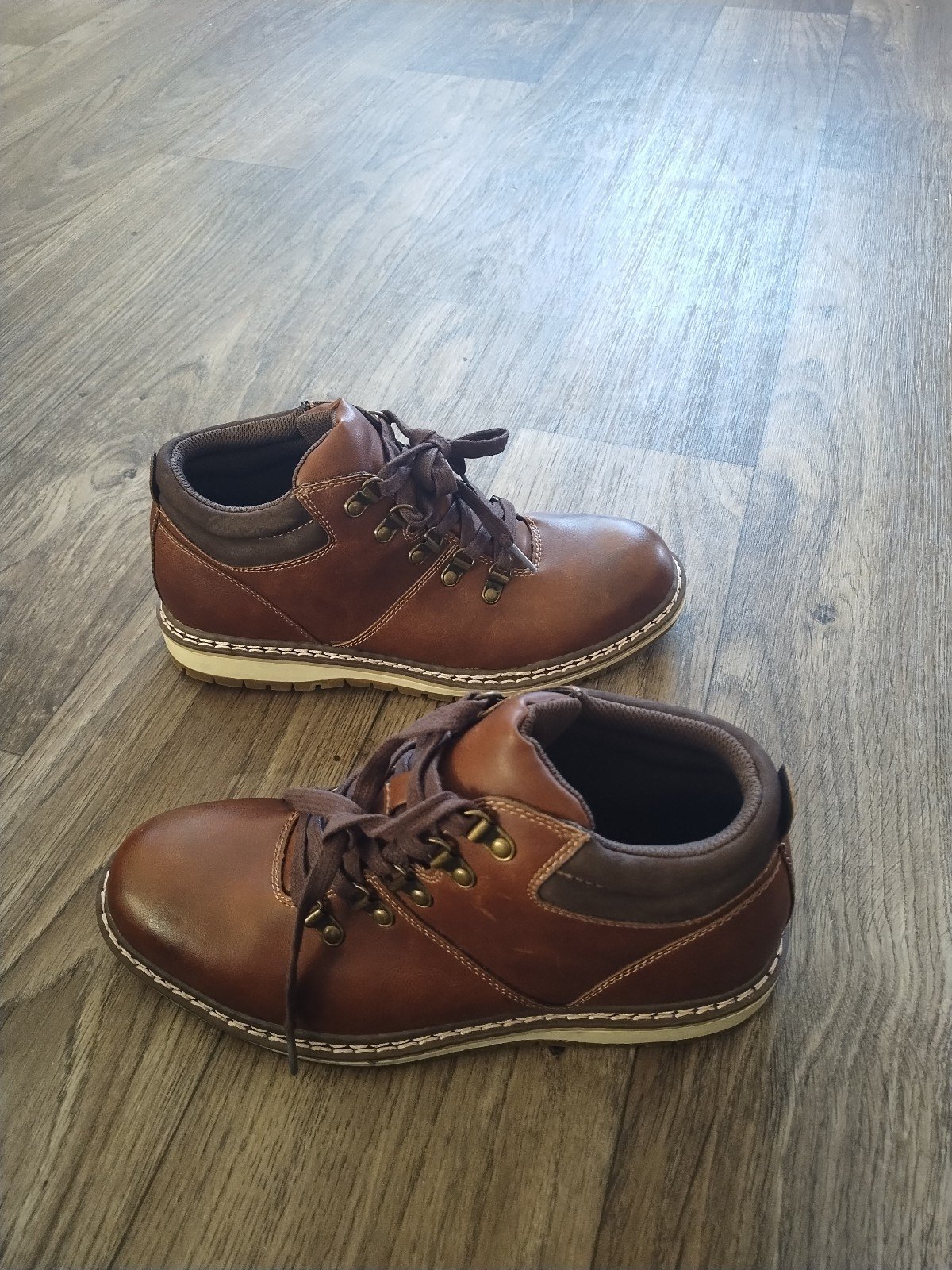 MENS SONOMA BROWN CONYAC BOOTS F0 SIZE 8.5