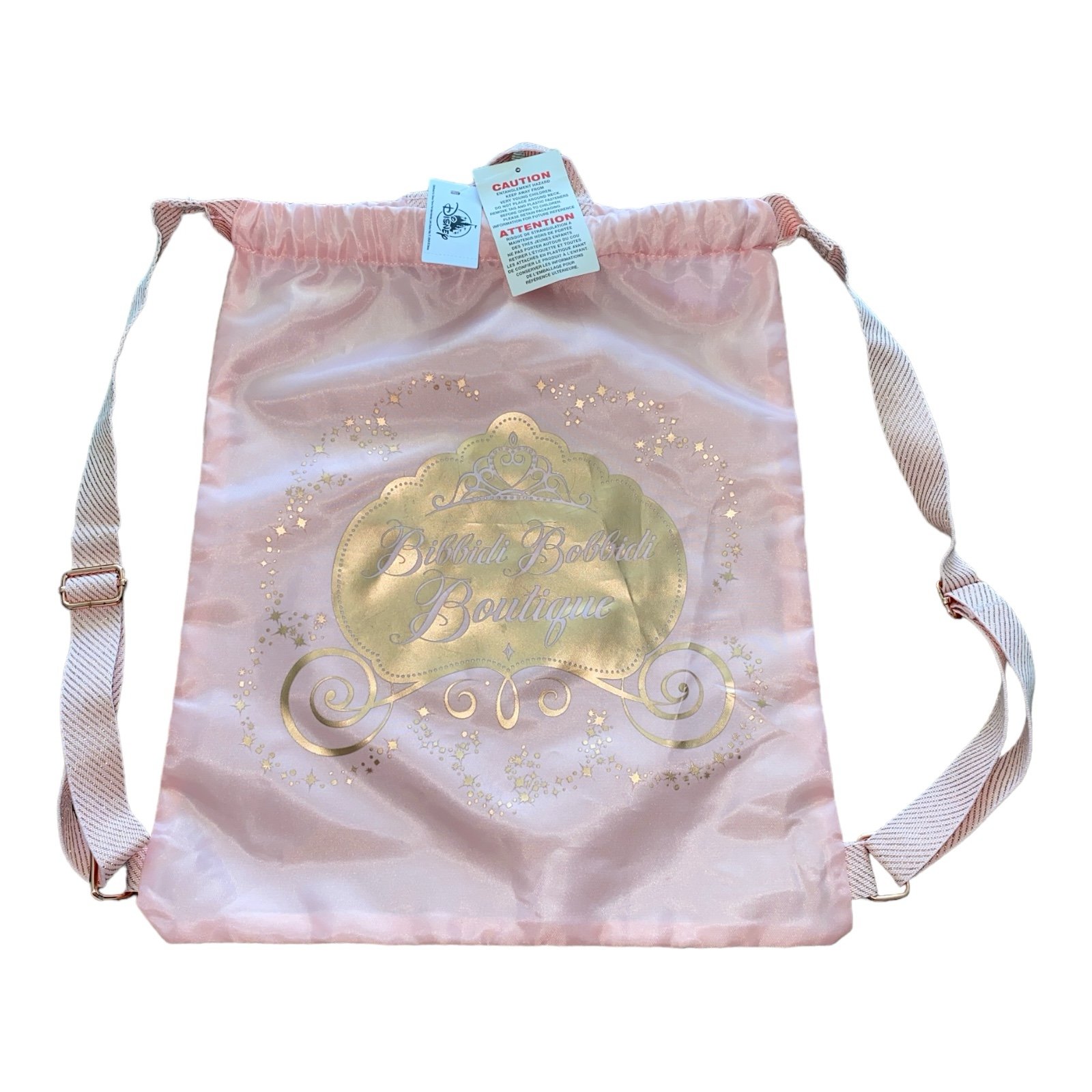 NWT New Bibbidi Bobbidi Boutique Pink Backpack Bag
