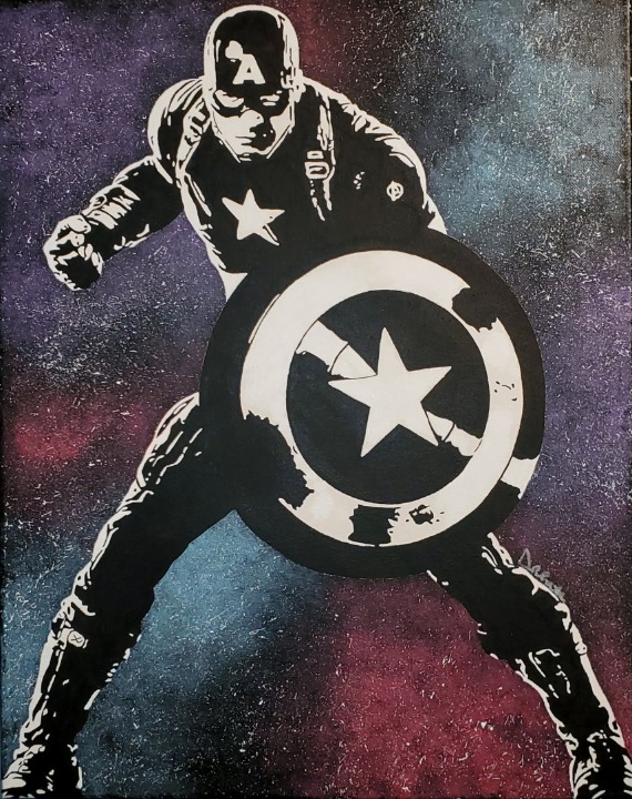 Captain America Painting