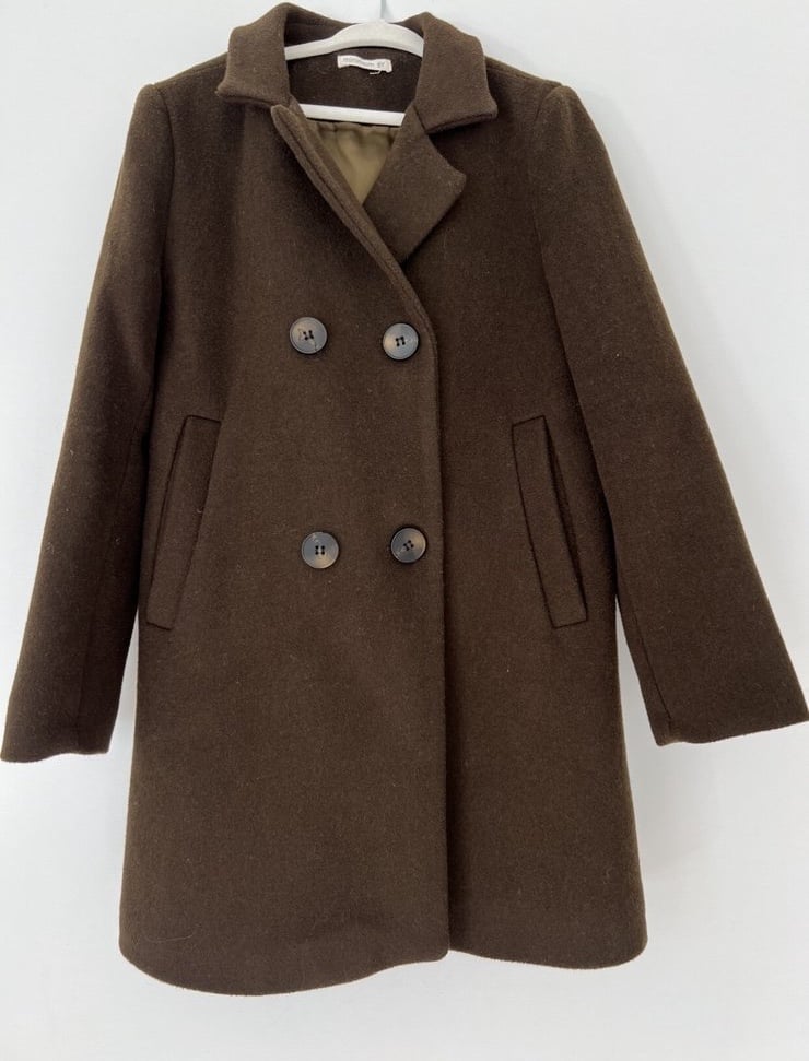 Minimom wool blend girls coat 8y