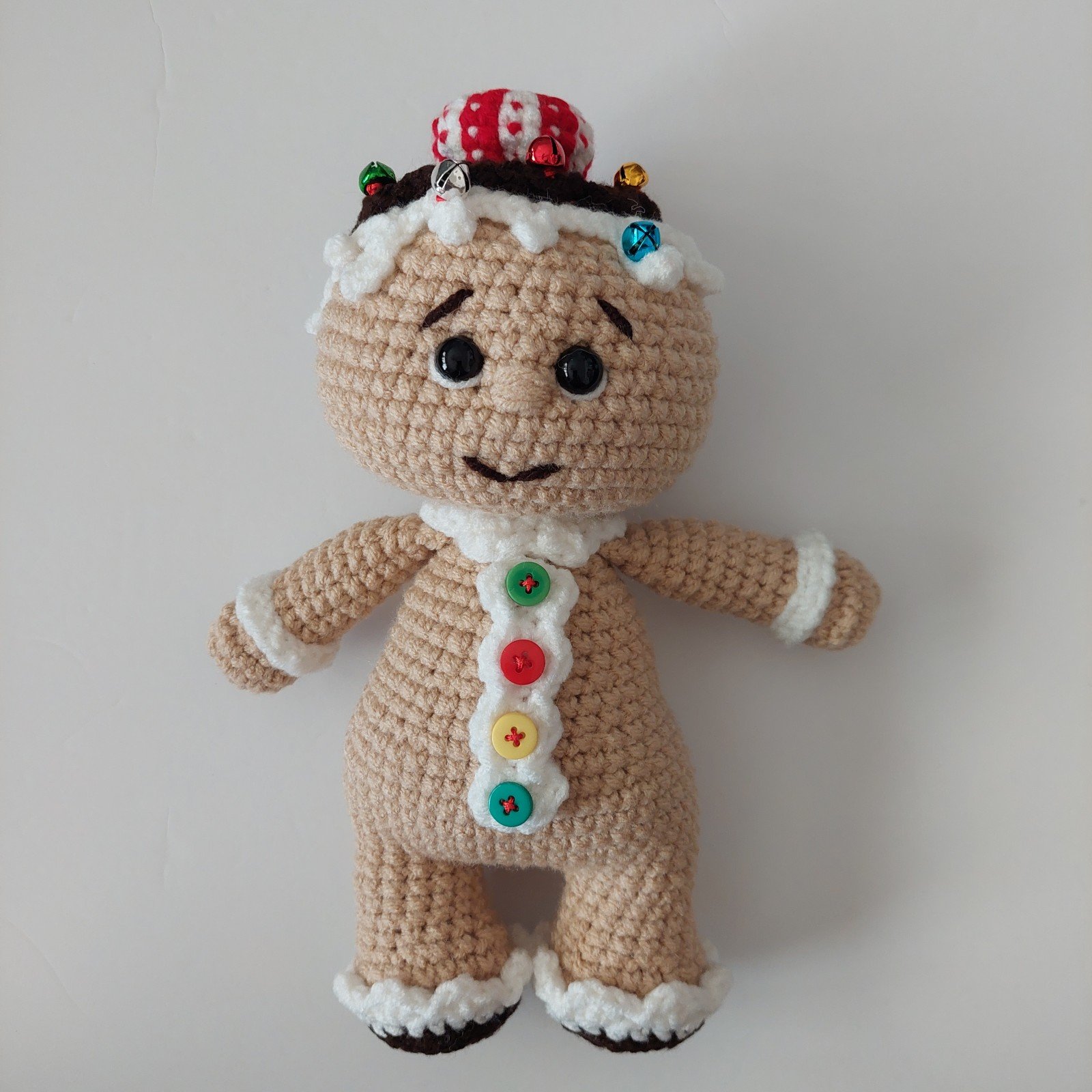 Amigurumi Doll Handmade Crochet Knitted Stuffed Animal Toy Decoration Gift JQ011