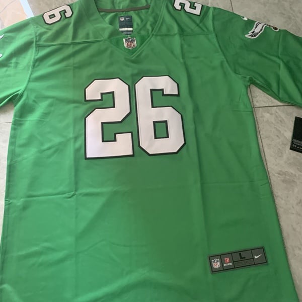 NFL Philadelphia Eagles #26 Green Jersey - Saquon Barkley