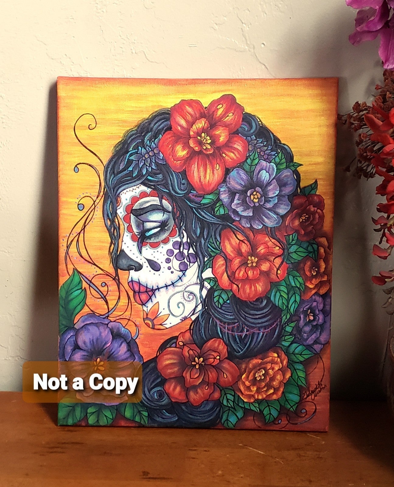 Day of the Dead Original Painting (Not a print)