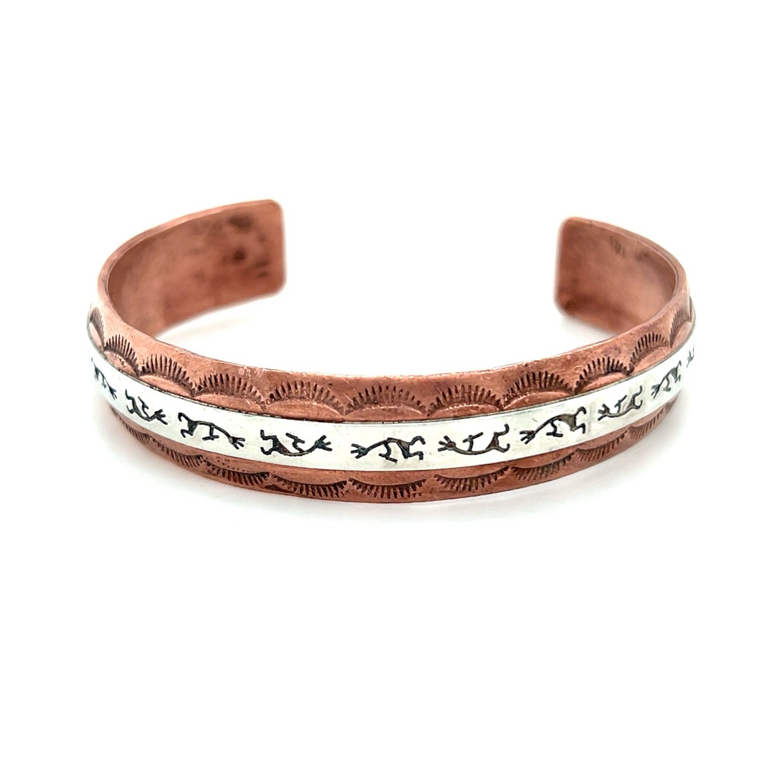 Signed Sterling Skeets Cuff