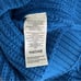 Maeve V-Neck Blue Sculptured Pullover Sweater XS EUC