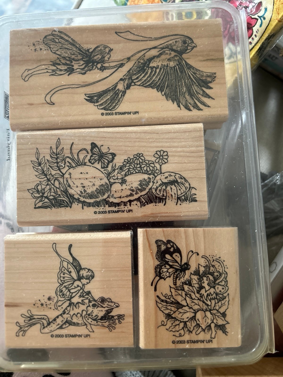 Stampin Up Fairyland Fairies rubber stamp