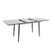 White Marble Expandable Dining Table - 47 -63