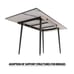 White Marble Expandable Dining Table - 47 -63
