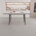 White Marble Expandable Dining Table - 47 -63