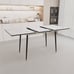 White Marble Expandable Dining Table - 47 -63