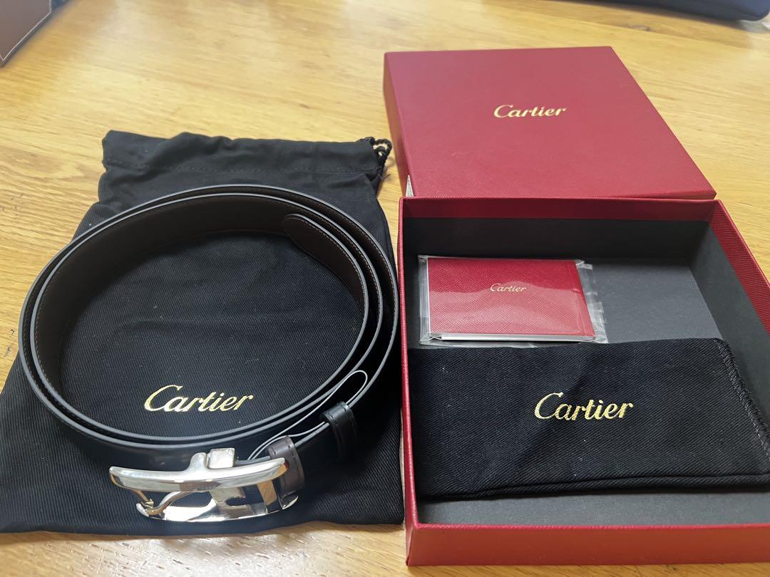 Cartier Belt Silver Black