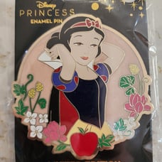 Pinsnow White Jumbo Pin - Pink A La Mode
